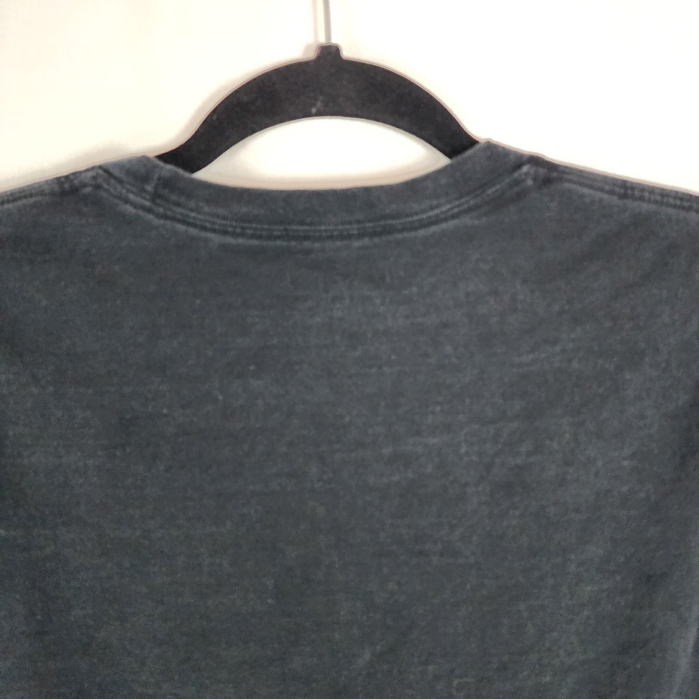 CHAMPION Authentic Athleticwear Men's Black Script Logo Crewneck Shirt SZ M - Picture 7 of 8